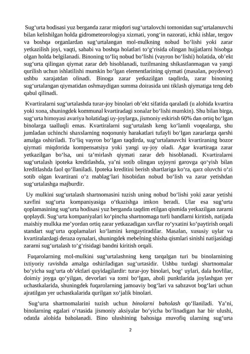 JISMONIY VA YURIDIK SHAXSLARNING MULKINI SUG‘URTA QILISH 2