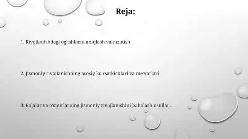 Bolalar va òsmirlarning jismoniy rivojlanishini baholash 2