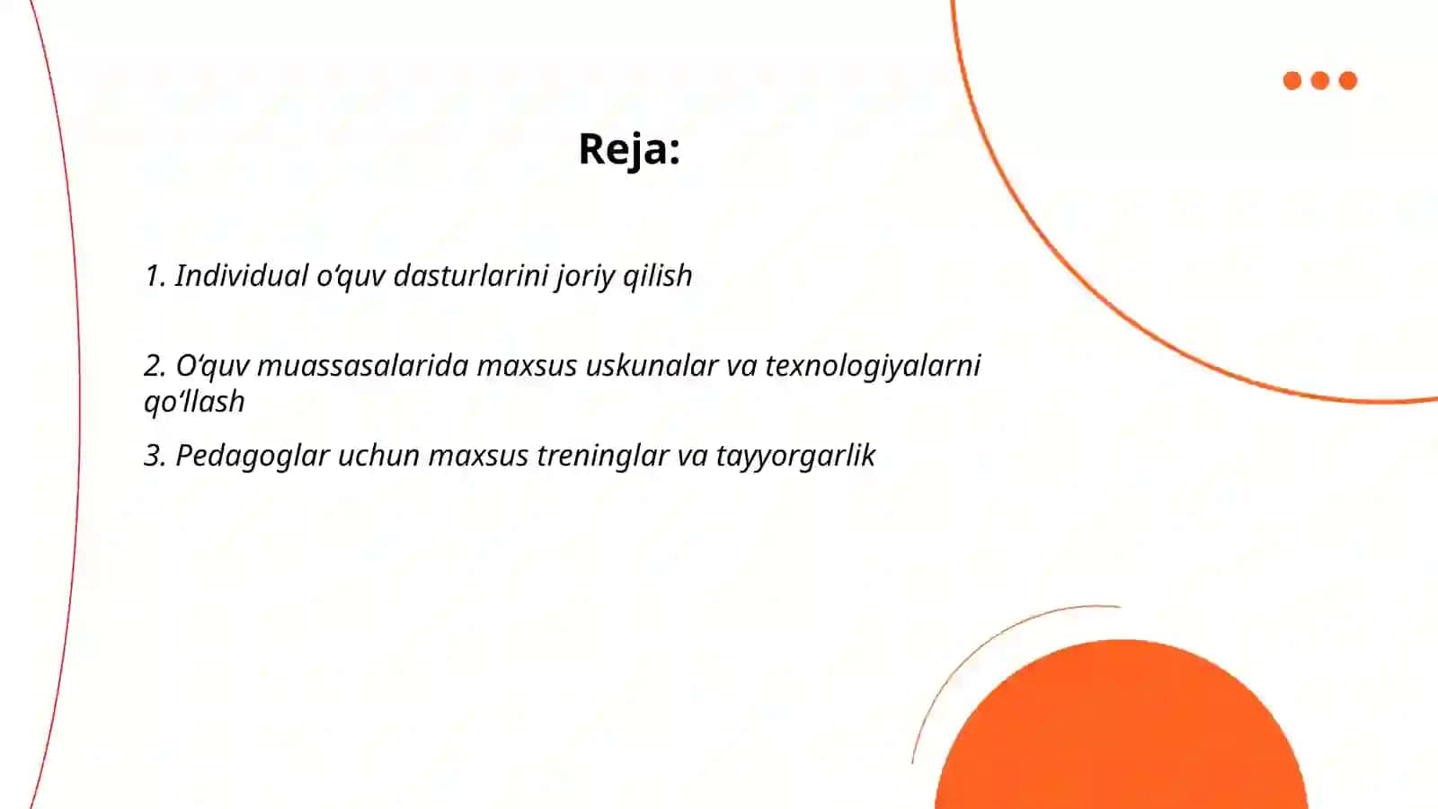 Alohida yordamga muhtoj bolani samarali inyluziyasi uchun ichki sharoitlar 2