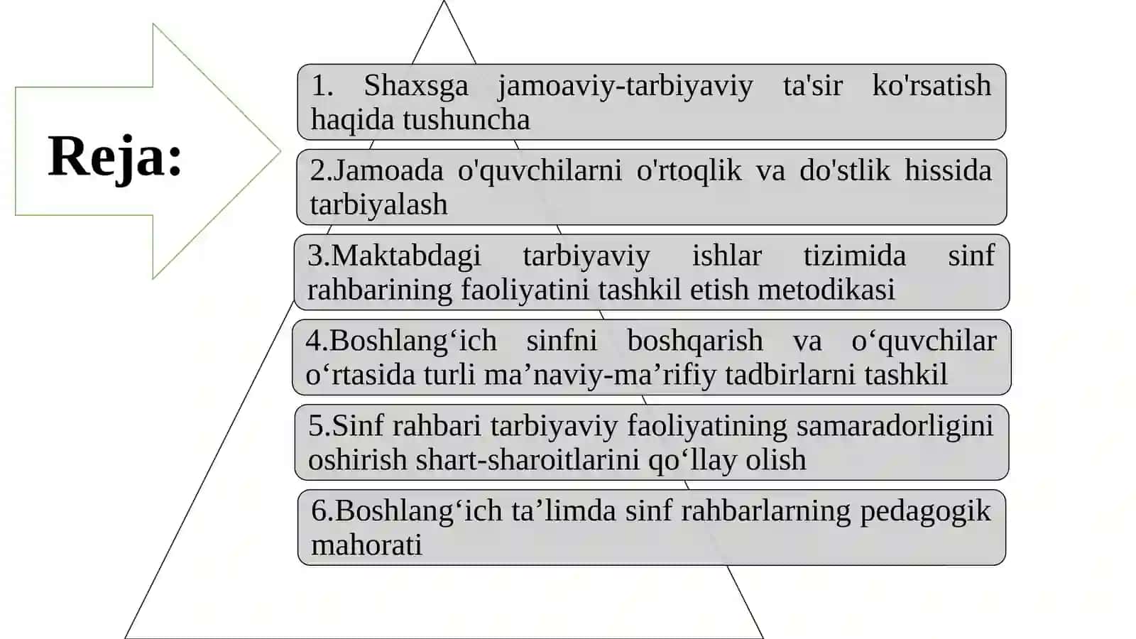 Boshlang'ich ta'limda sinf rahbarining pedagogik mahorati 2