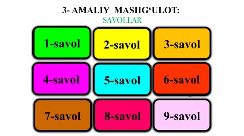 Feʼl mayllari dars ishlanma 2