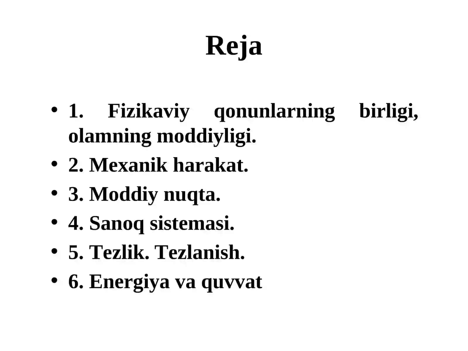 Mеxanika qonunlari 2