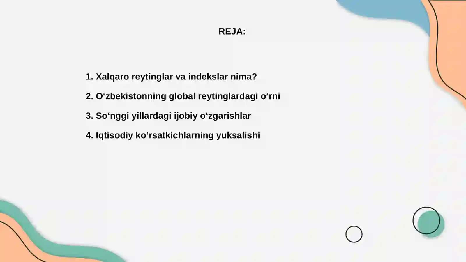Xalqaro reytinglar va indekslar 2