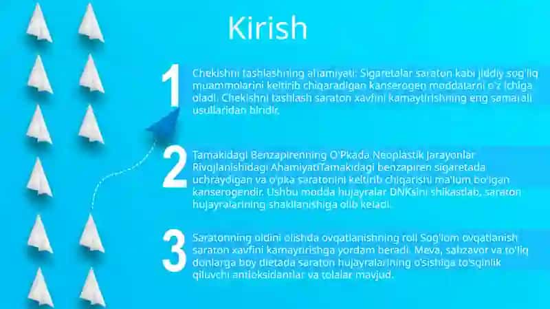 Tamakidagi Benzapirenning O'Pkada Neoplastik Jarayonlar Rivojlanishidagi Ahamiyati 2