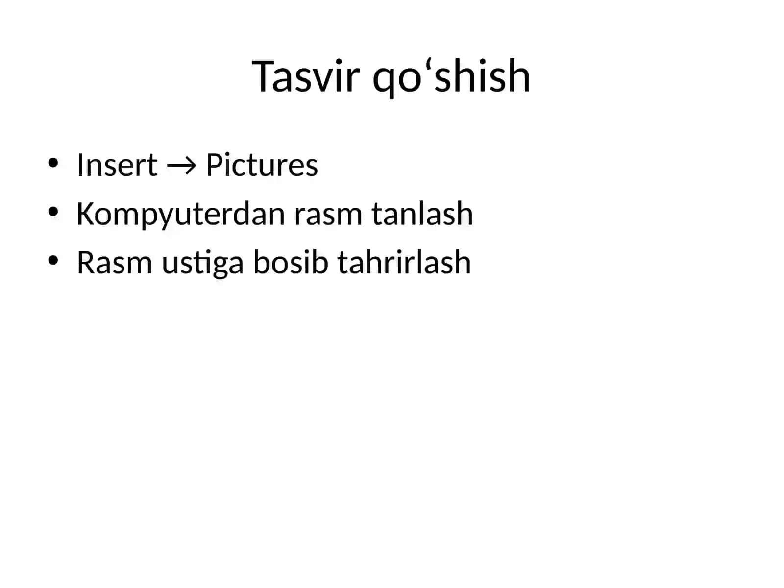 Tasvirni aniq joylashtirish 2