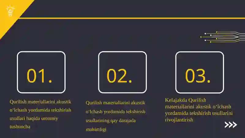Qurilish materiallarini akustik o'lchash yordamida tekshirish usullari 2