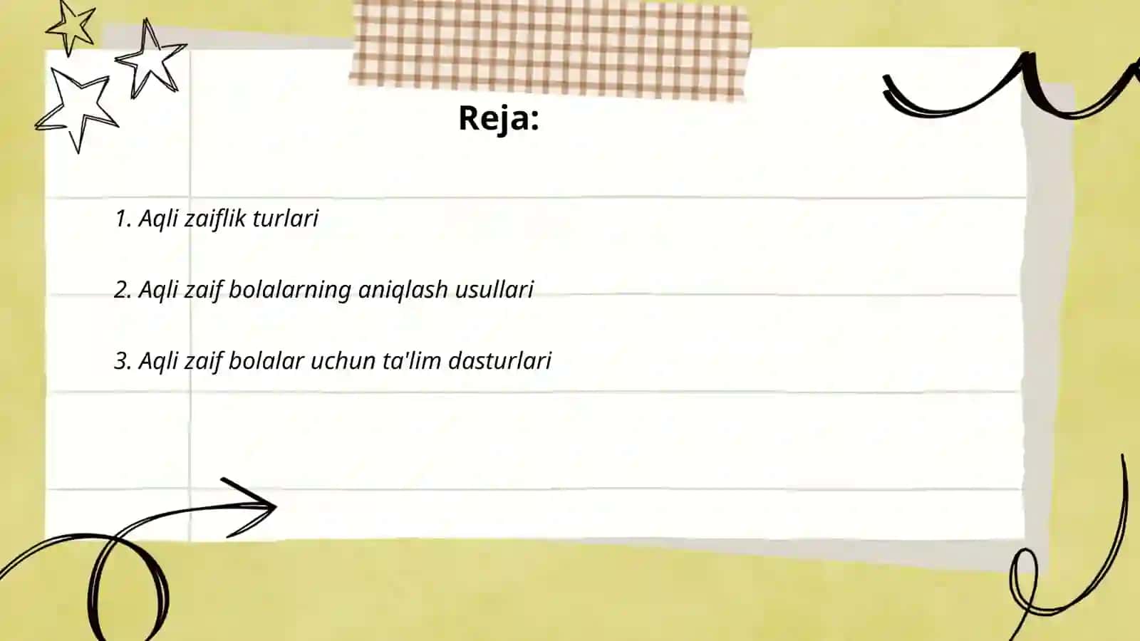 Aqli zaiflik turlari 2