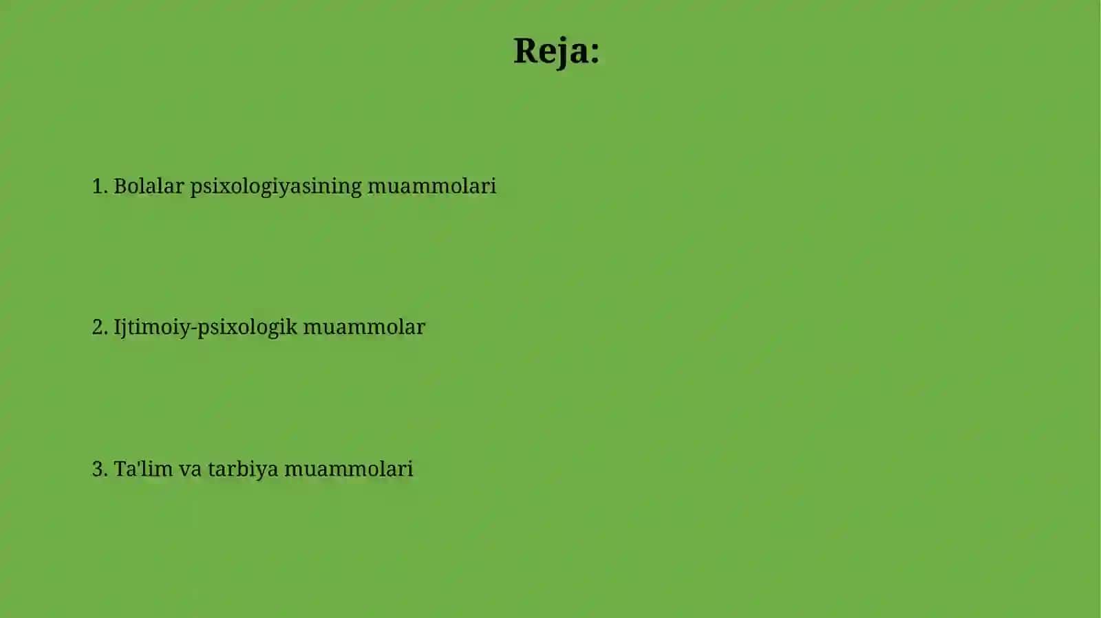 Bolalar Psixologiyasining Diagnostikasi 2