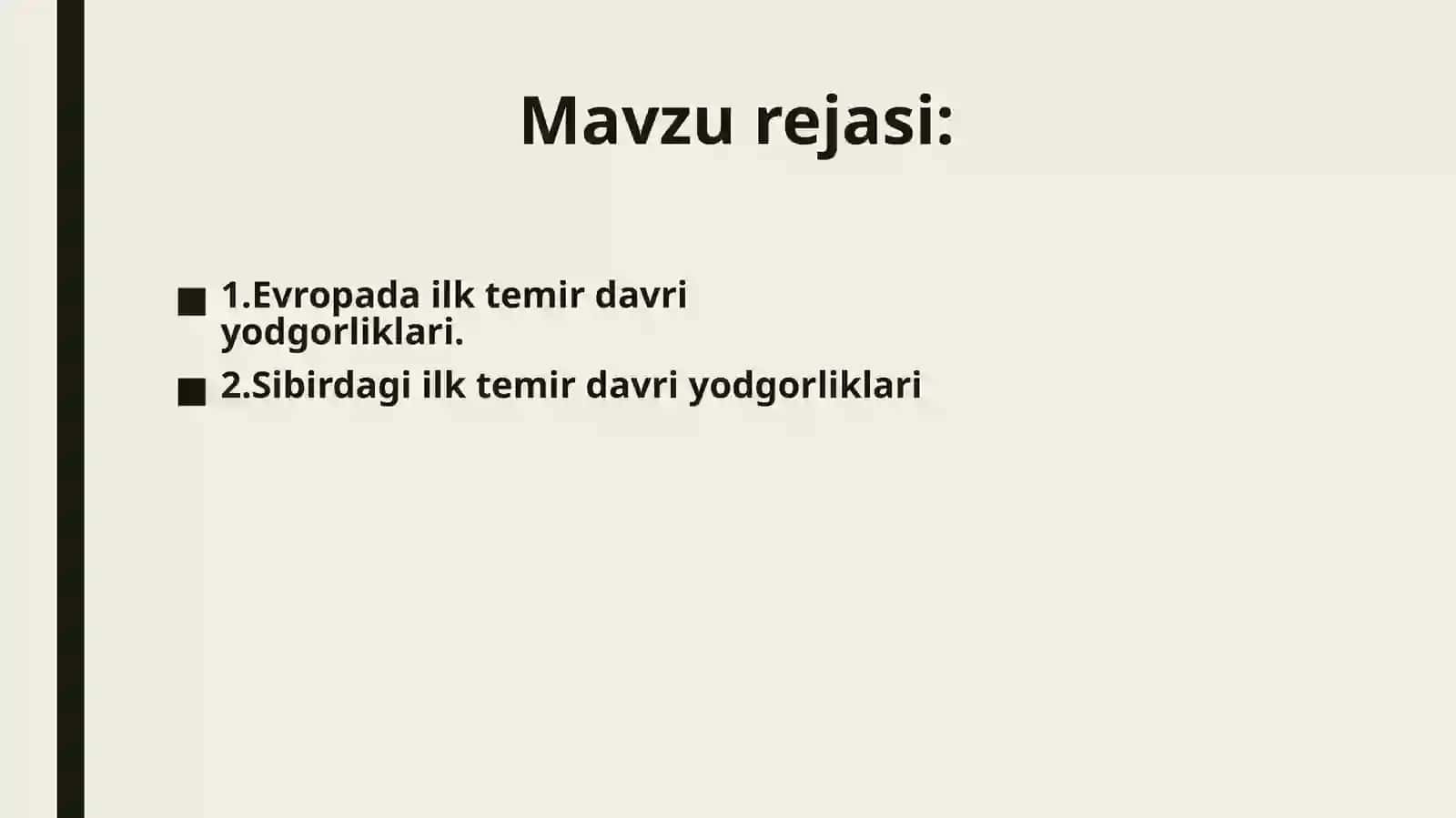 So’ngi bronza va ilk temir davri 2