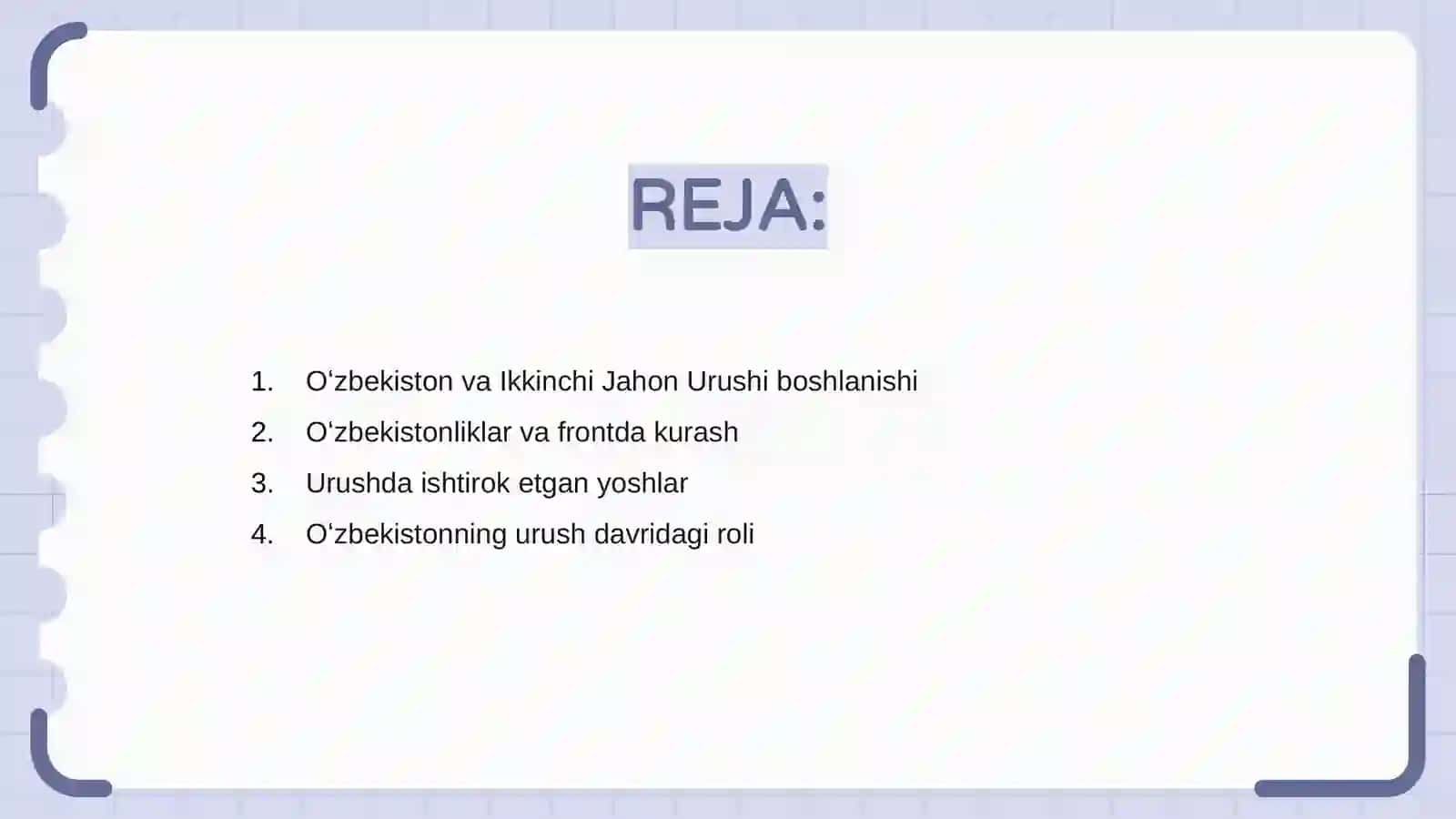 Ikkinchi Jahon Urushida Oʻzbekistonliklar 2
