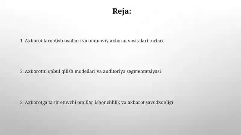 Ommaviy axborot vositalari 2