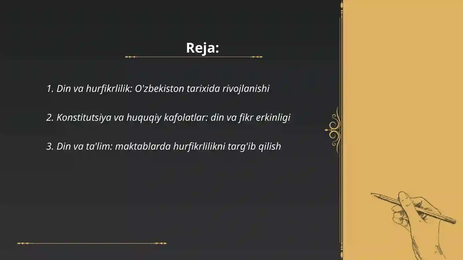 Din va hurfikrlilik 2