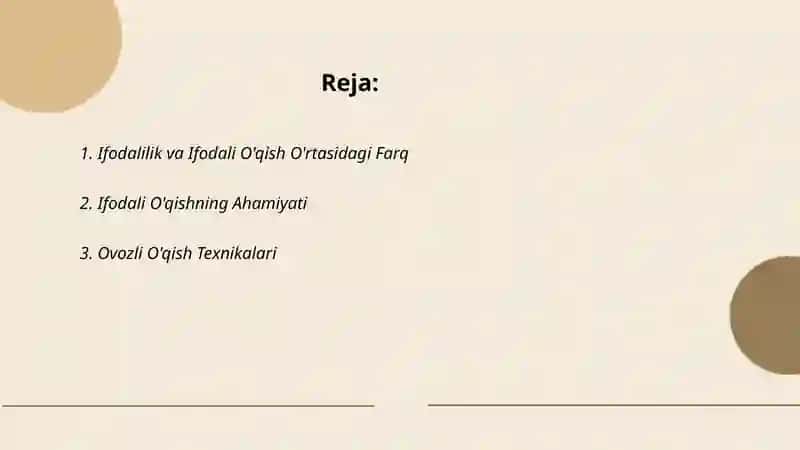 Ifodali o'qishga o'rgatish usullari 2