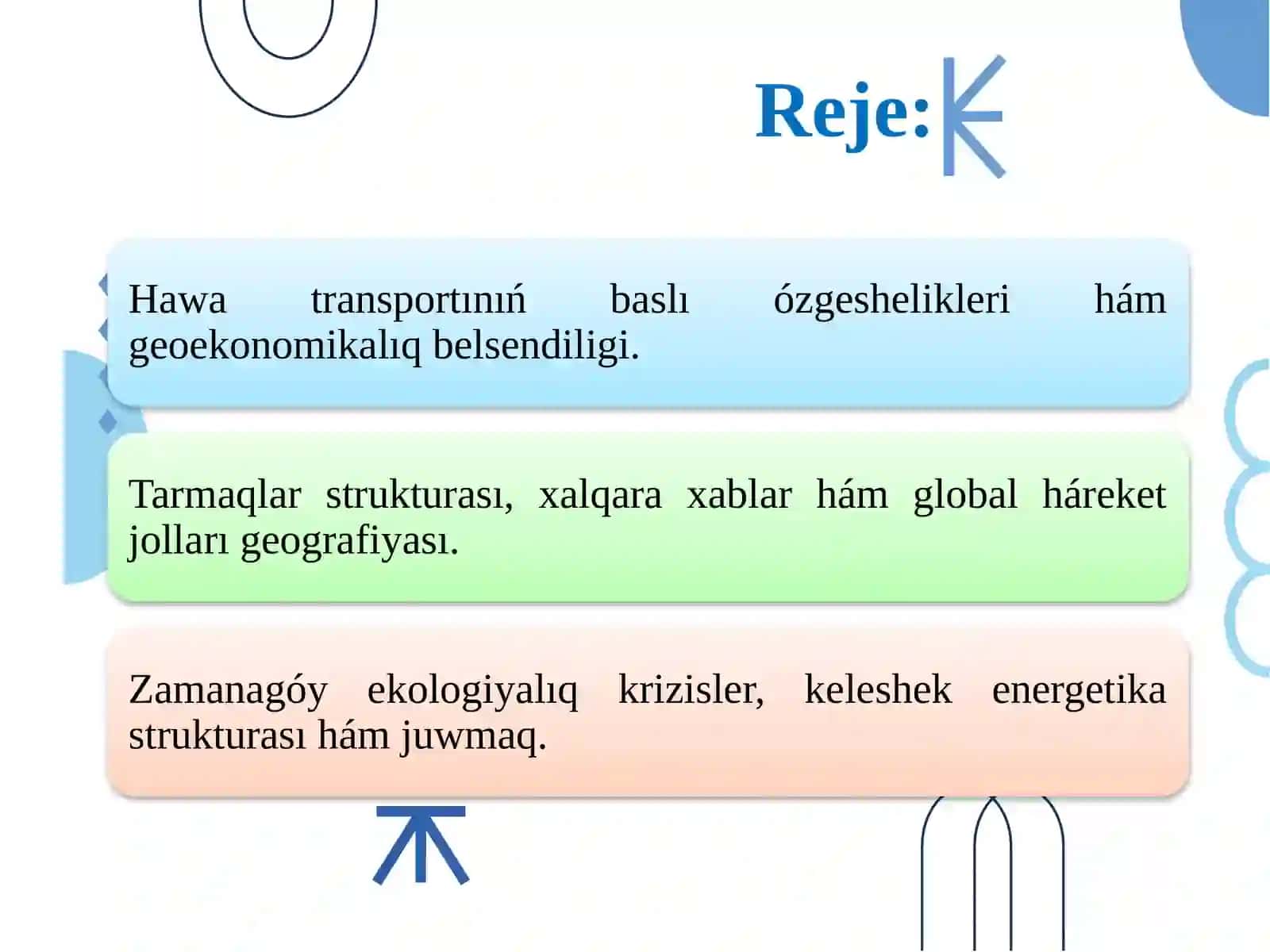 Hawa transportı rawajlanıwınıń ózine tán ózgeshelikleri 2