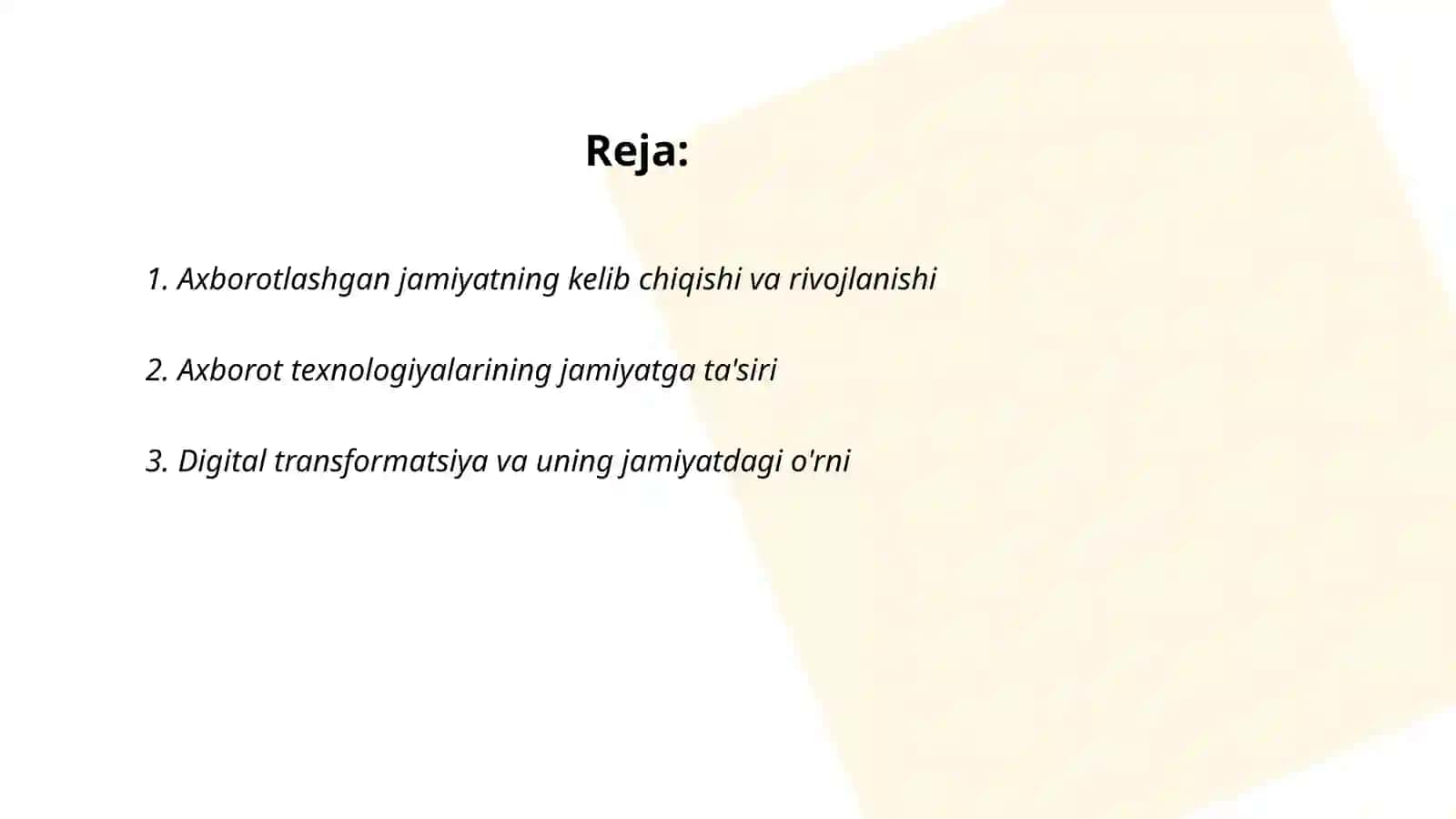 Axborotlashgan jamiyat haqida 2