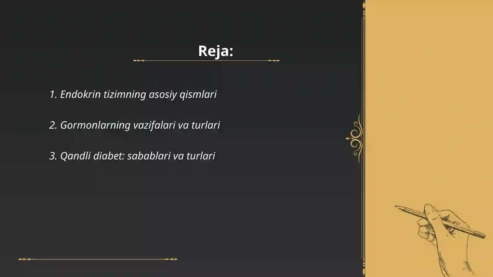 Sil endokrin kasalliklar haqida tushuncha 2