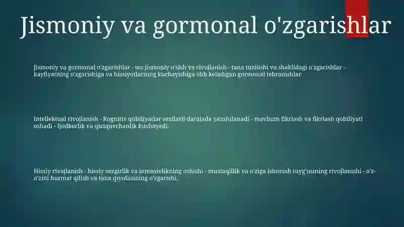 OʻSmirlik Davrida Intelektual Va Emotsional Rivojlanish Xususiyatlari 2