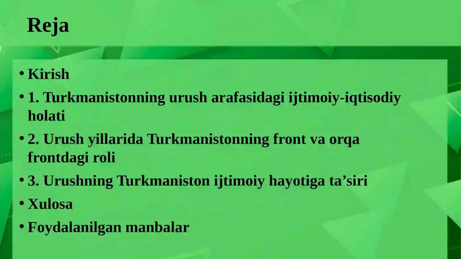 Turkmaniston Ikkinchi jahon urushi yillarida 2