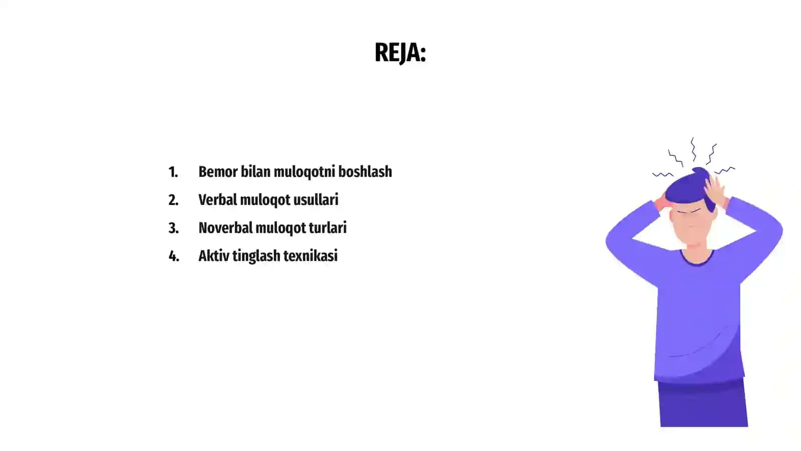 Bemorlar bilan verbal va noverbal muloqot ôrnatish 2