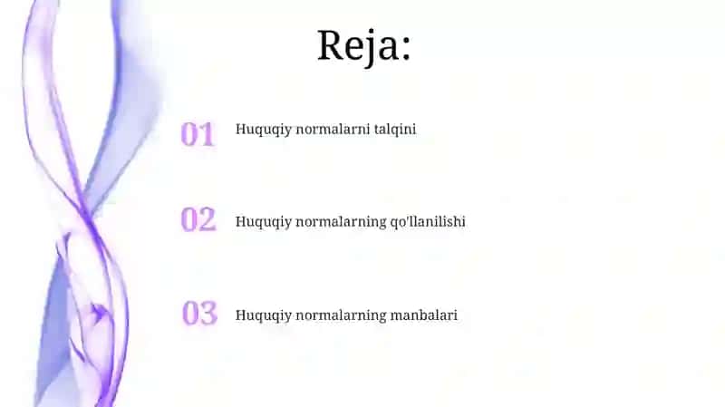 Huquq normalarini sharxlash 2