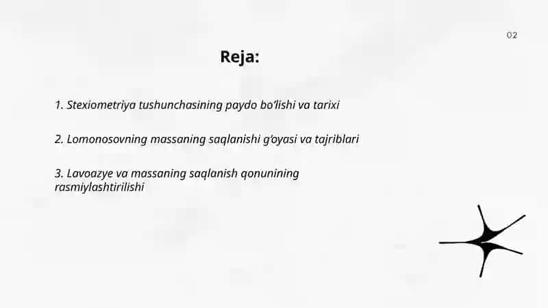 Kimyoda stexiometrik qonunlarning yaratilishi 2