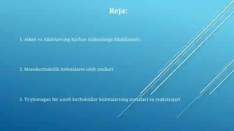 Karbon Kislotalarning Olinishi Usullari 2