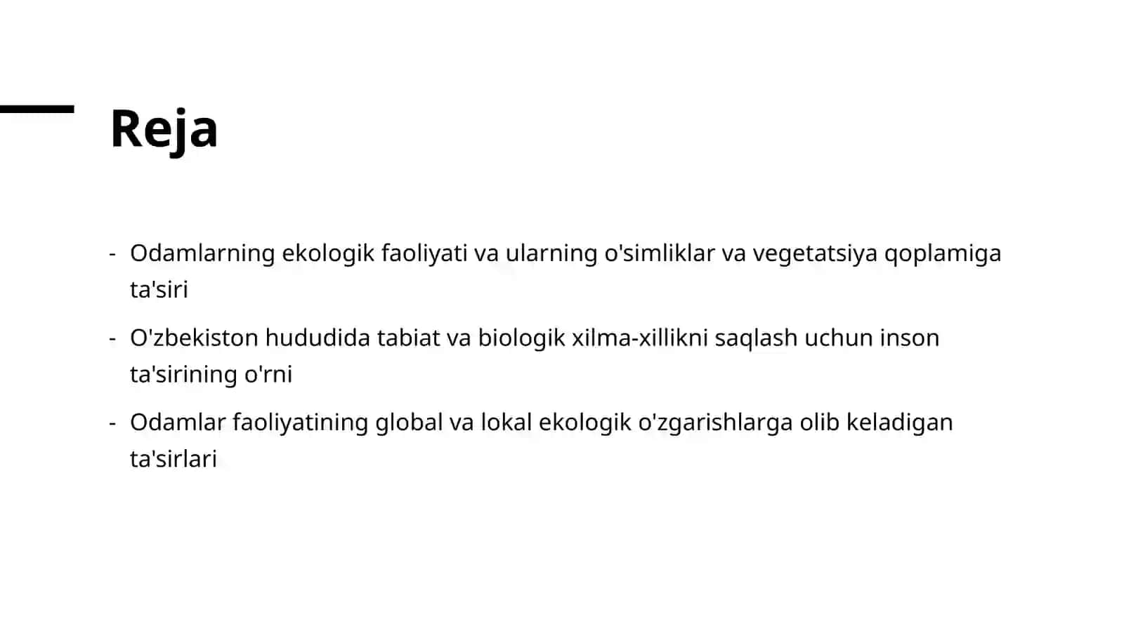 Osimliklarga va osimliklar qoplamiga odam tasirining bazi aspektlari 2