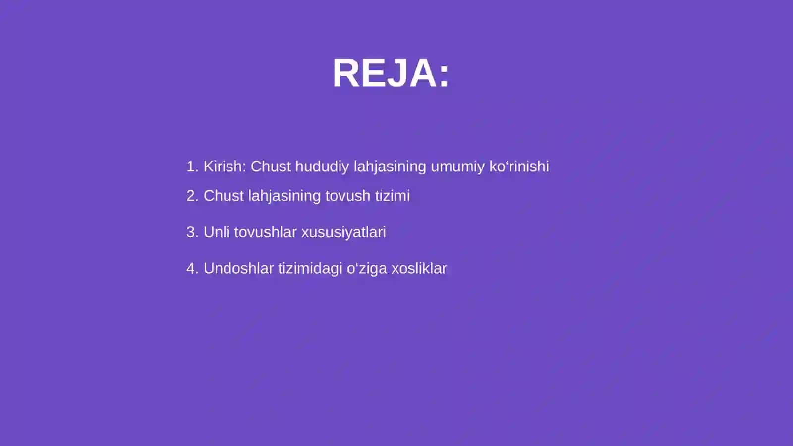 Chust hududining fonetik jihatlari 2