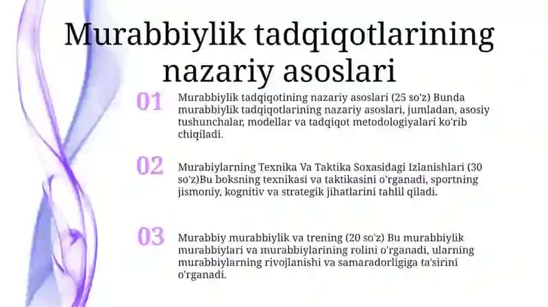 Murabiylarning Texnika Va Taktika Soxasidagi Izlanishlari 2
