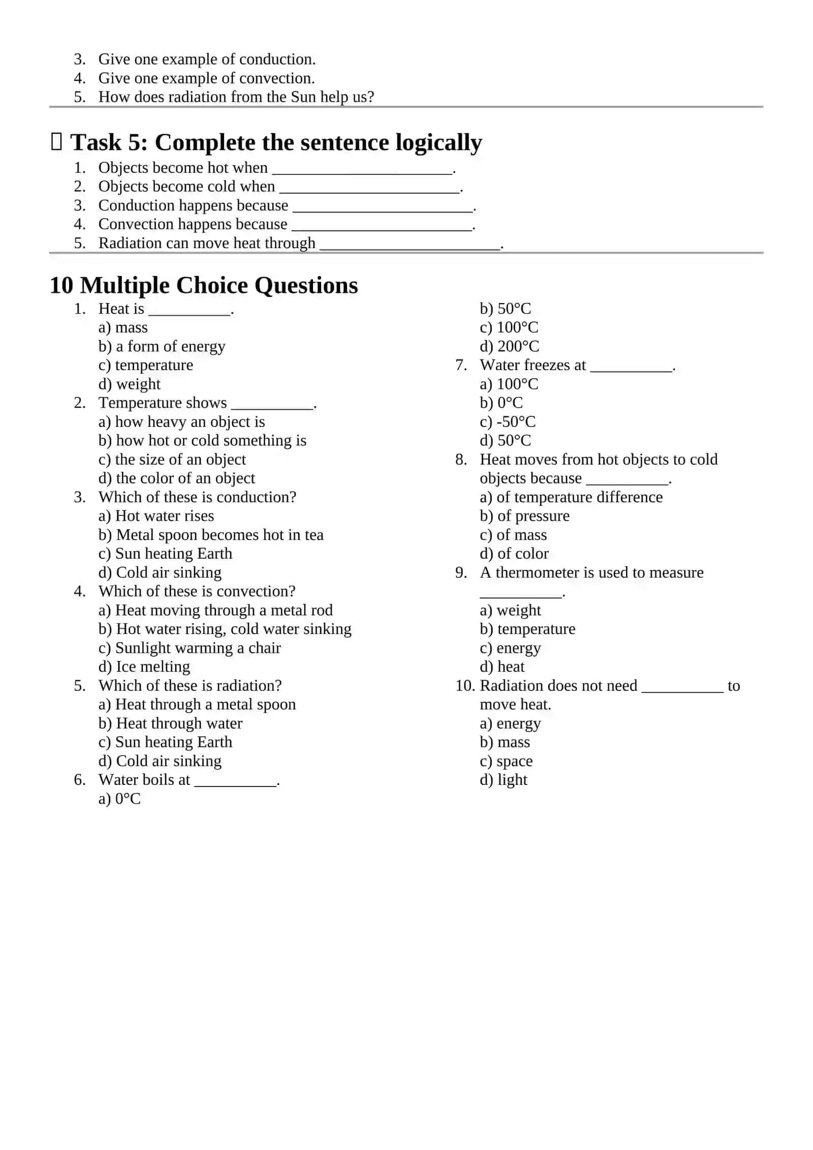 Heat and Temperature (A2 Level) 2