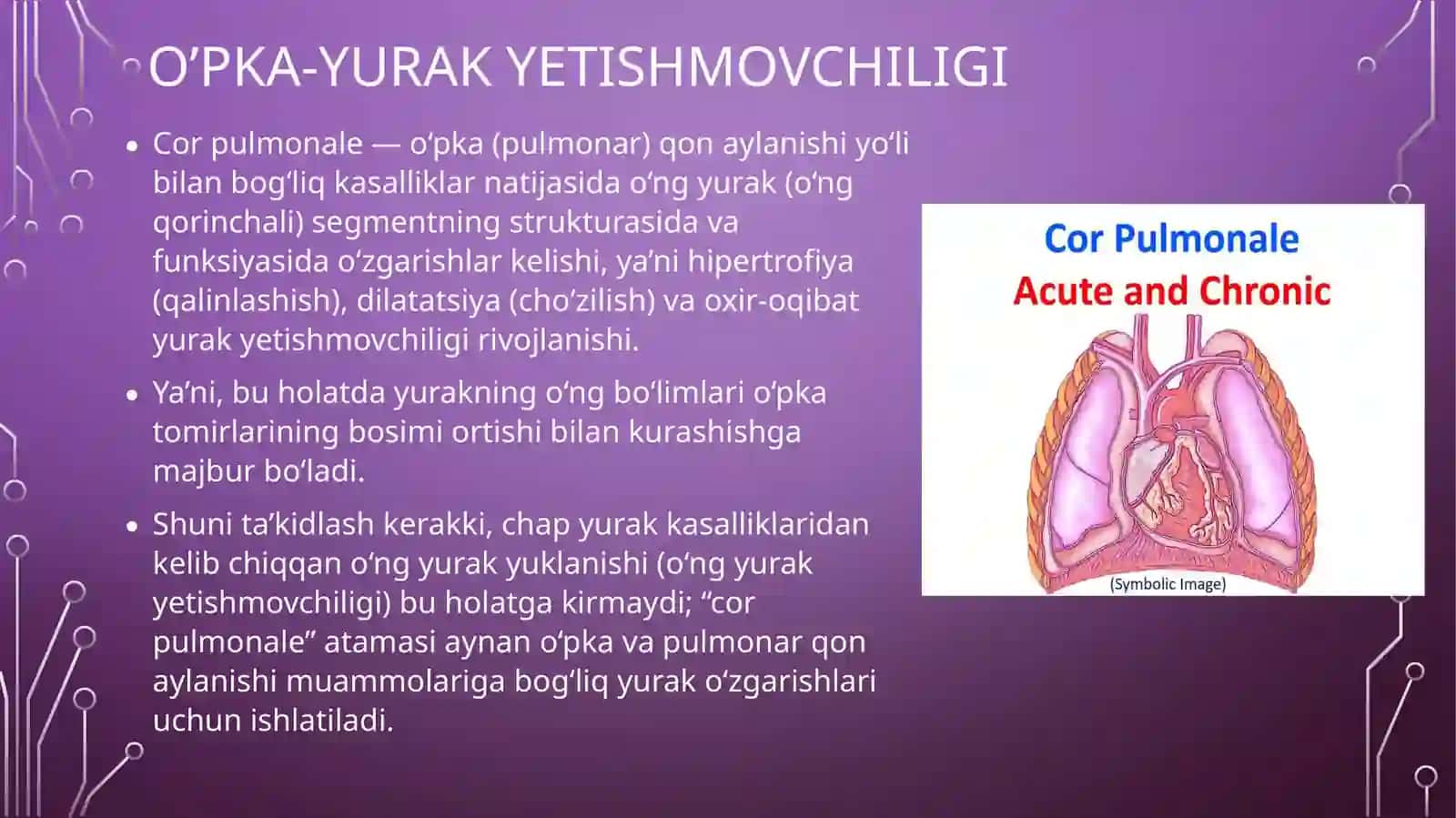 O’PKA-YURAK YETISHMOVCHILIGI 2