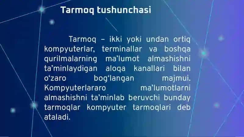 KOMPYUTER TARMOQLARI 2