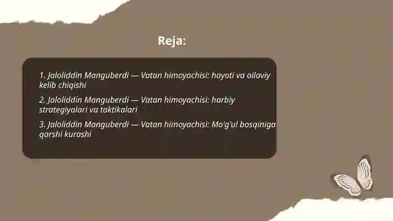 Jaloliddin Manguberdi Vatan himoyachisi 2