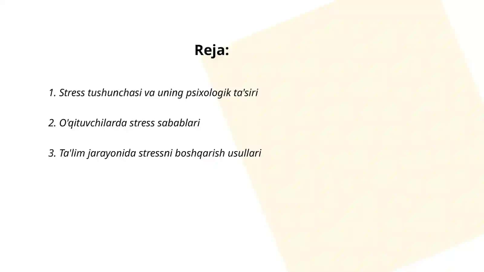 Stress psixologiyasi 2
