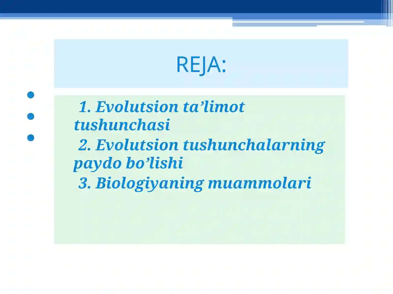 RESPUBLIKA AKADEMIK LITSEY BIOLOGIYA FANI O’QITUVCHISIG`ULOMOVA GULI ABDUSAMATOVNANING DARS ISHLANMASI 2