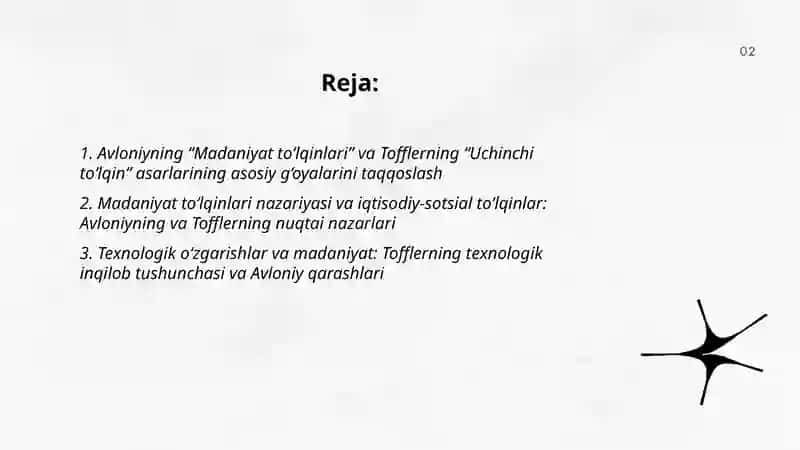 Avloniyning “Madaniyat to‘lqinlari” maqolasi va E.Tofflerning “Uchinchi to‘lqin” asari 2