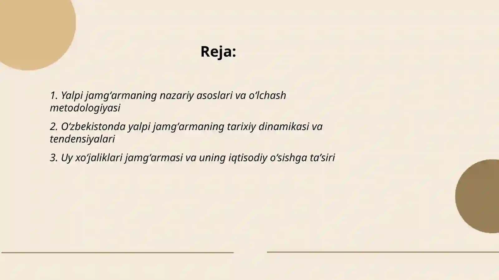 Yalpi jamgarma va uning iqtisodiy oʻsishga ta'siri: Oʻzbekiston tajribasi 2