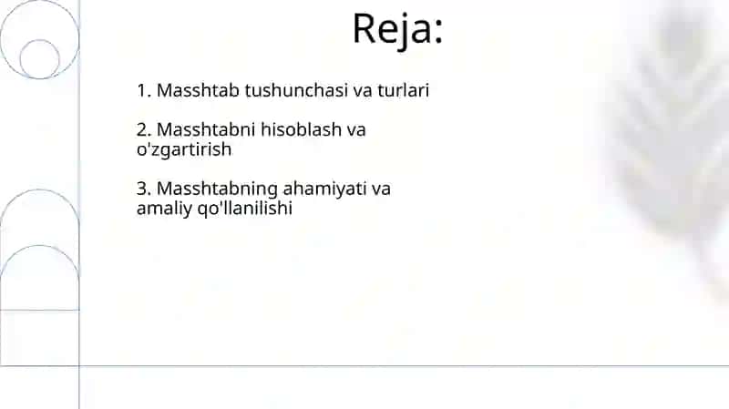 Masshtablar va xaritalar 2