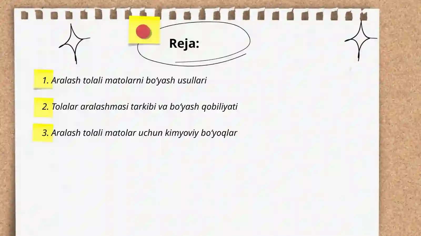 Aralash tolali matolarni boʻyash 2