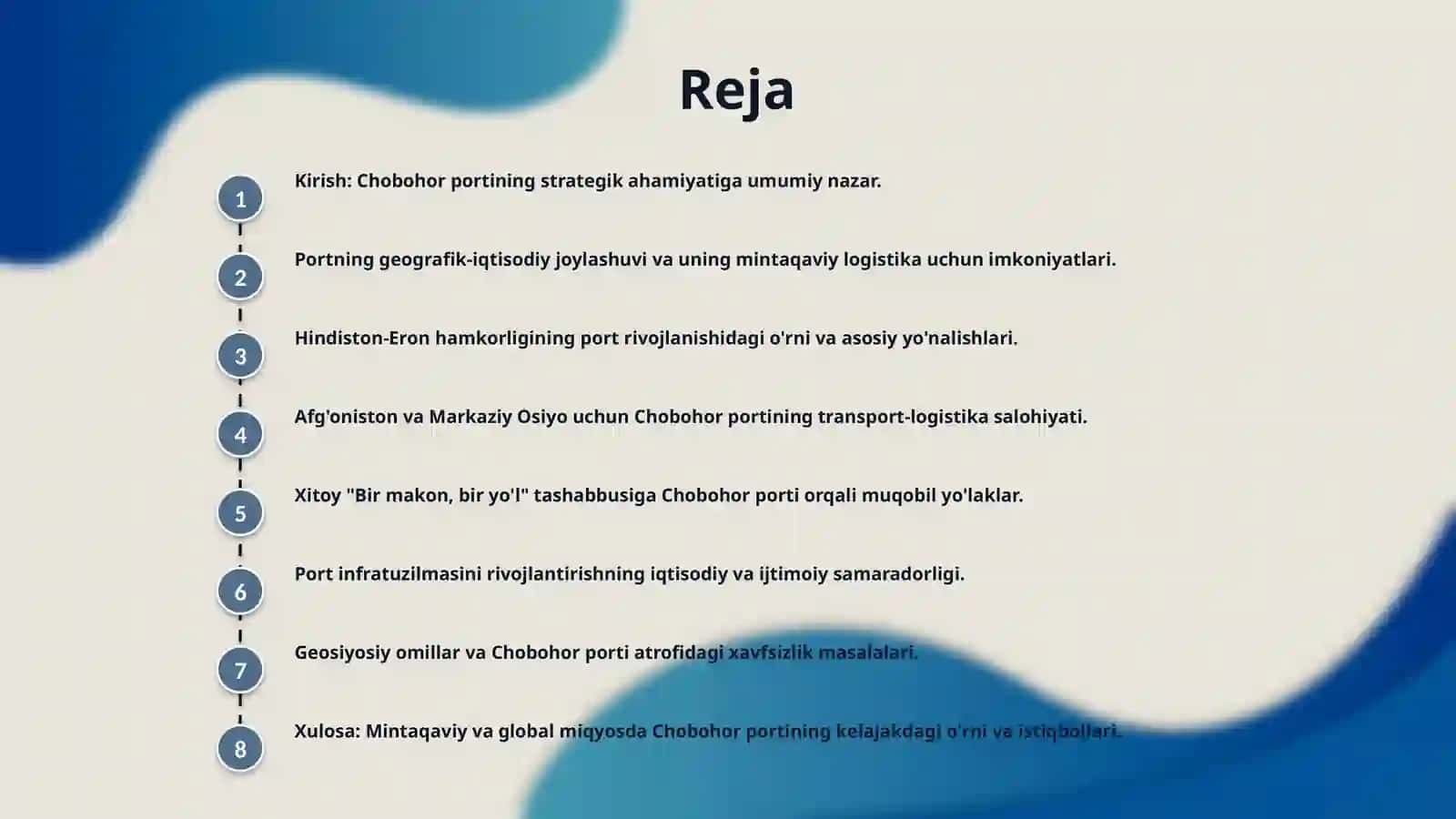 CHABAHOR PORTINING MINTAQAVIY VA GLOBAL 2