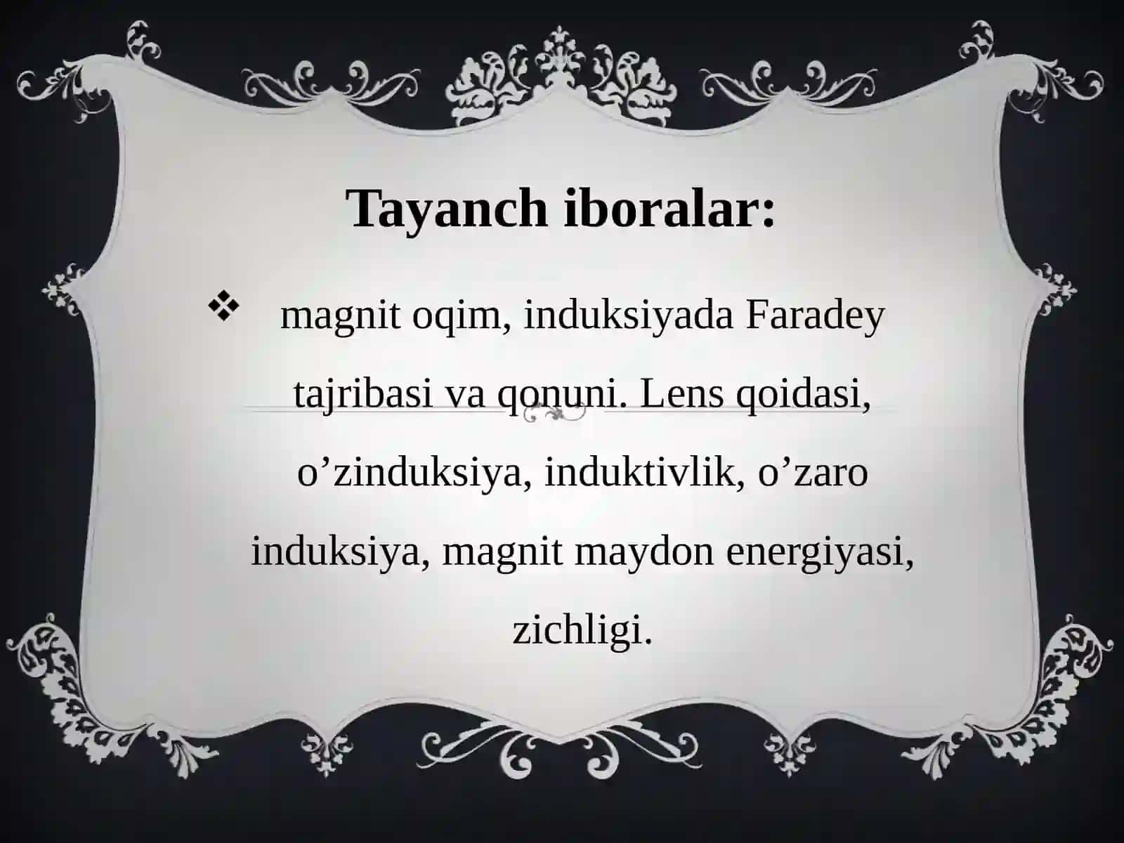 ELEKTROMAGNITINDUKSIYA HODISASI 2