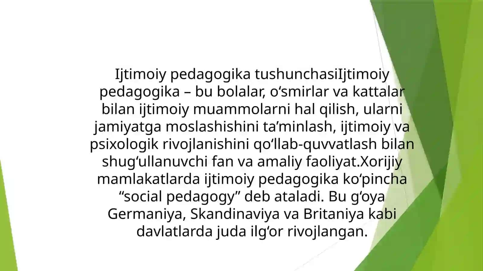 Xorijda ijtimoiy pedagogikaning rivojlanishi tarixi 2