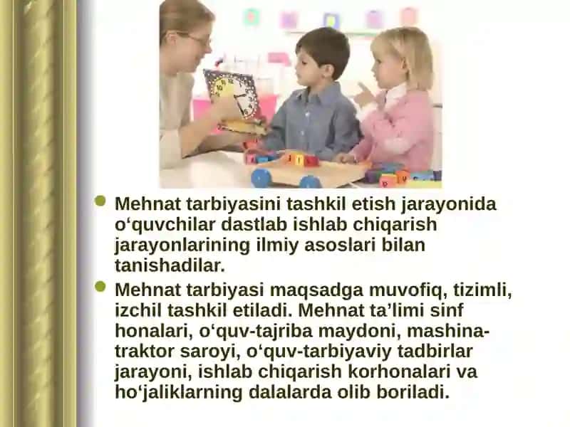 Mehnat Tarbiyasi 2