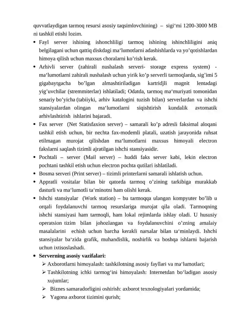 Himoyalanayotgan obyektning axborot xavfsizligini ta’milovchi himoya tizimini ishlab chiqish 2