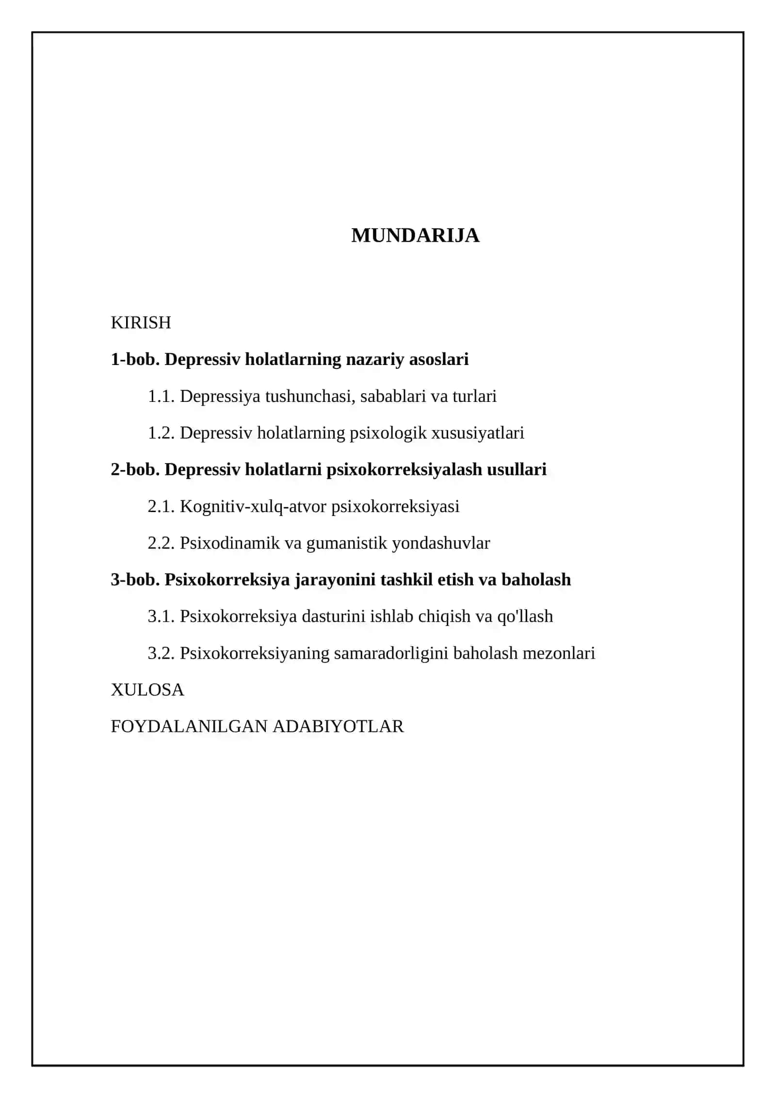 Depressiv xolatlarning psixokorreksiyasi 2