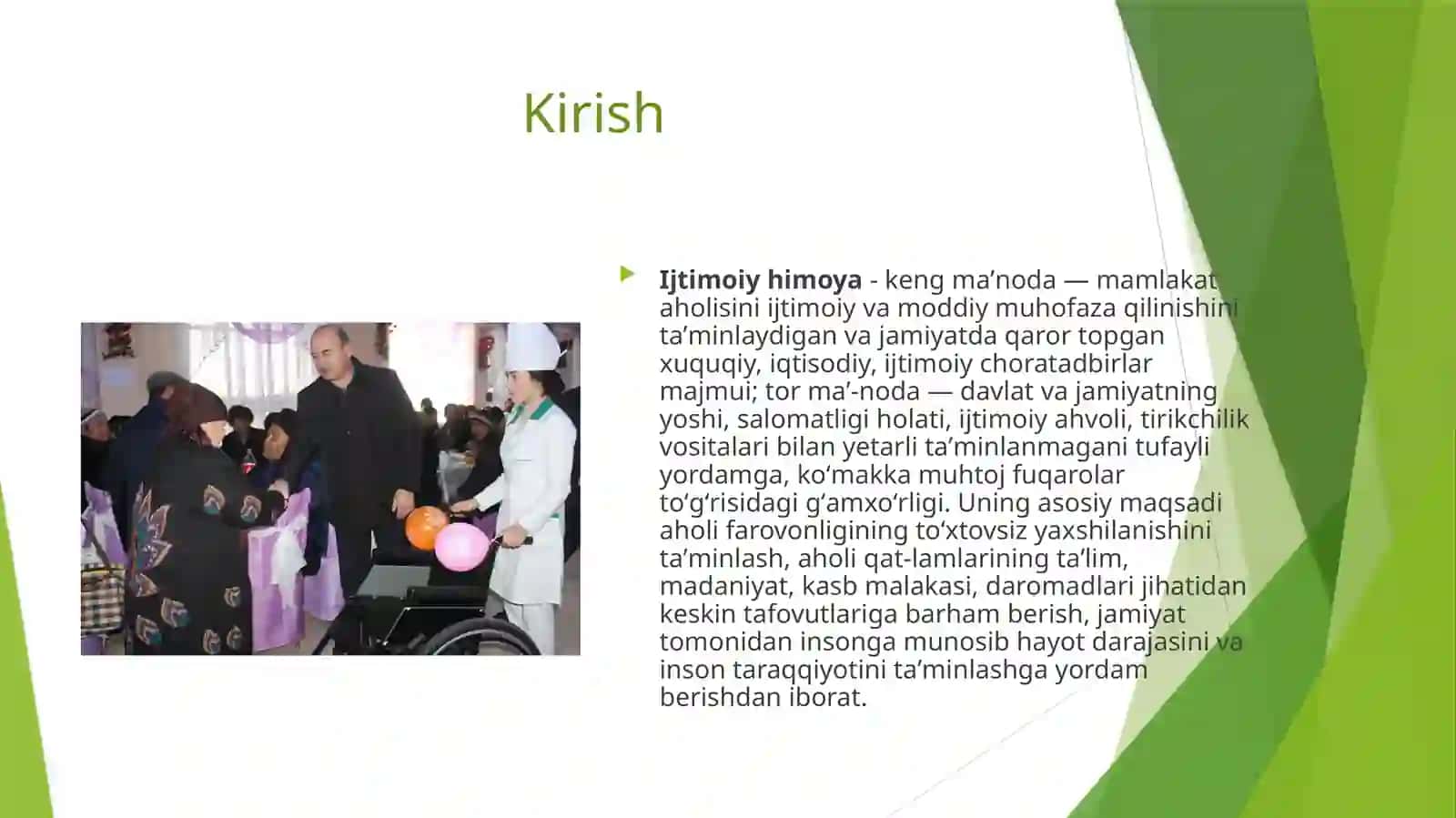 Oʻzbekistonda oilalarning ijtimoiy himoyasi va yoʻnalishlari 2