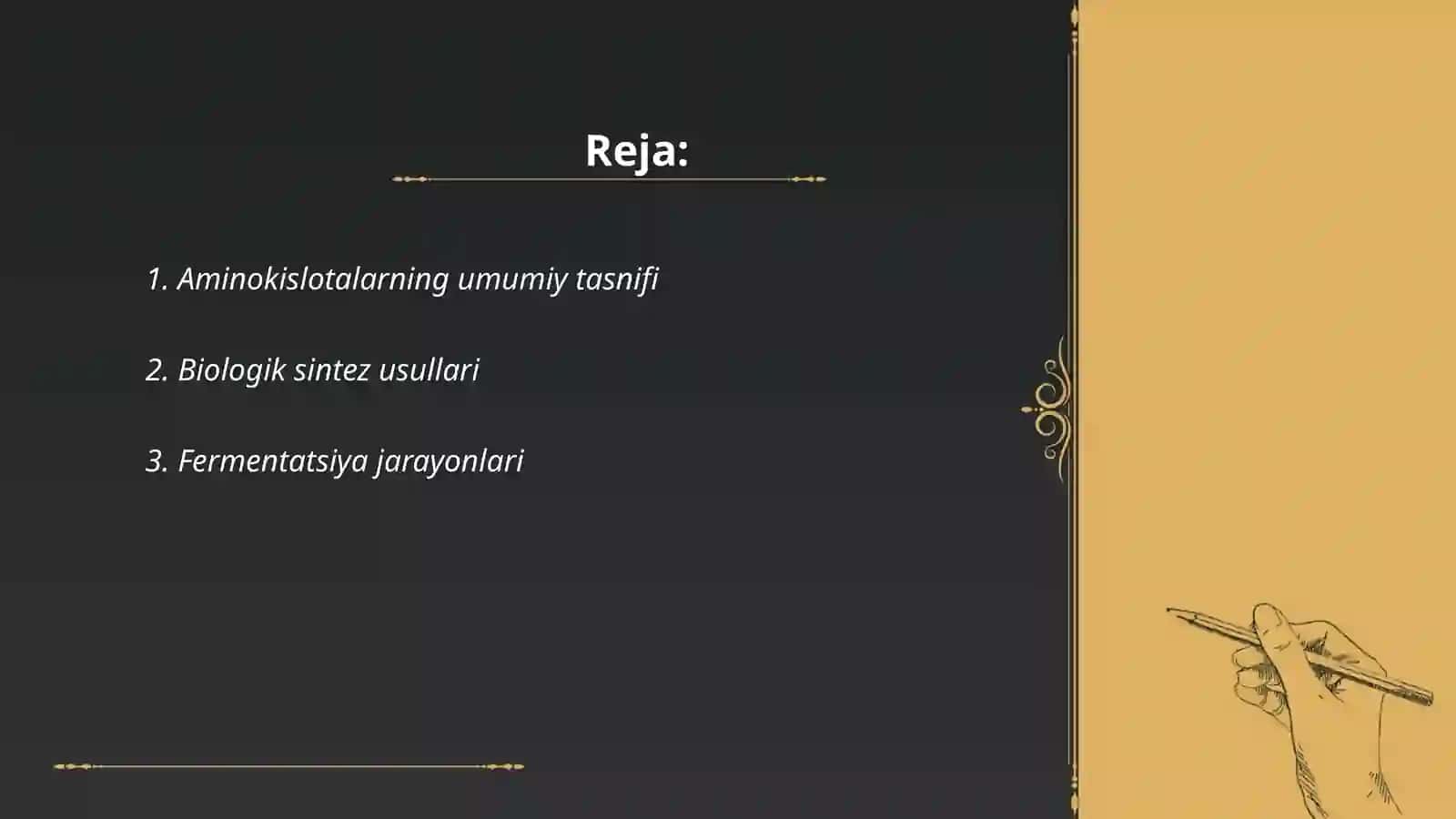 Aminokislotalarning ishlab chiqarish usullari 2