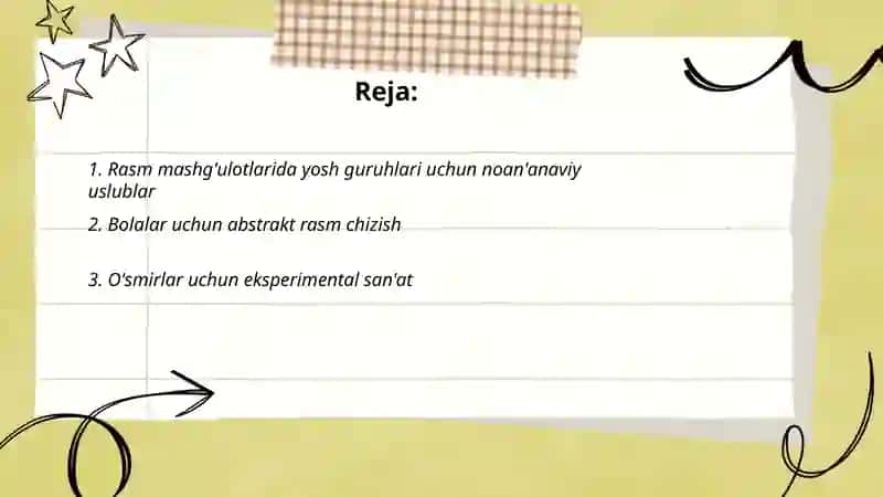 Rasm Mashg'ulotlari 2