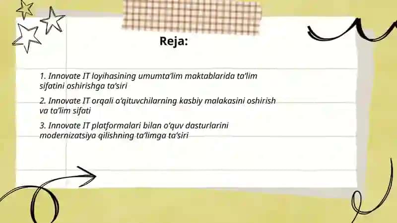 Innovate it alarming ta'lim sifatini oshirishga ta'siri 2