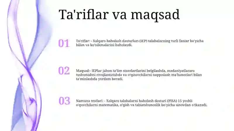 Xalqaro Baholash Dasturlariga Doir Test Namunalari Bilan Tanishtirish 2